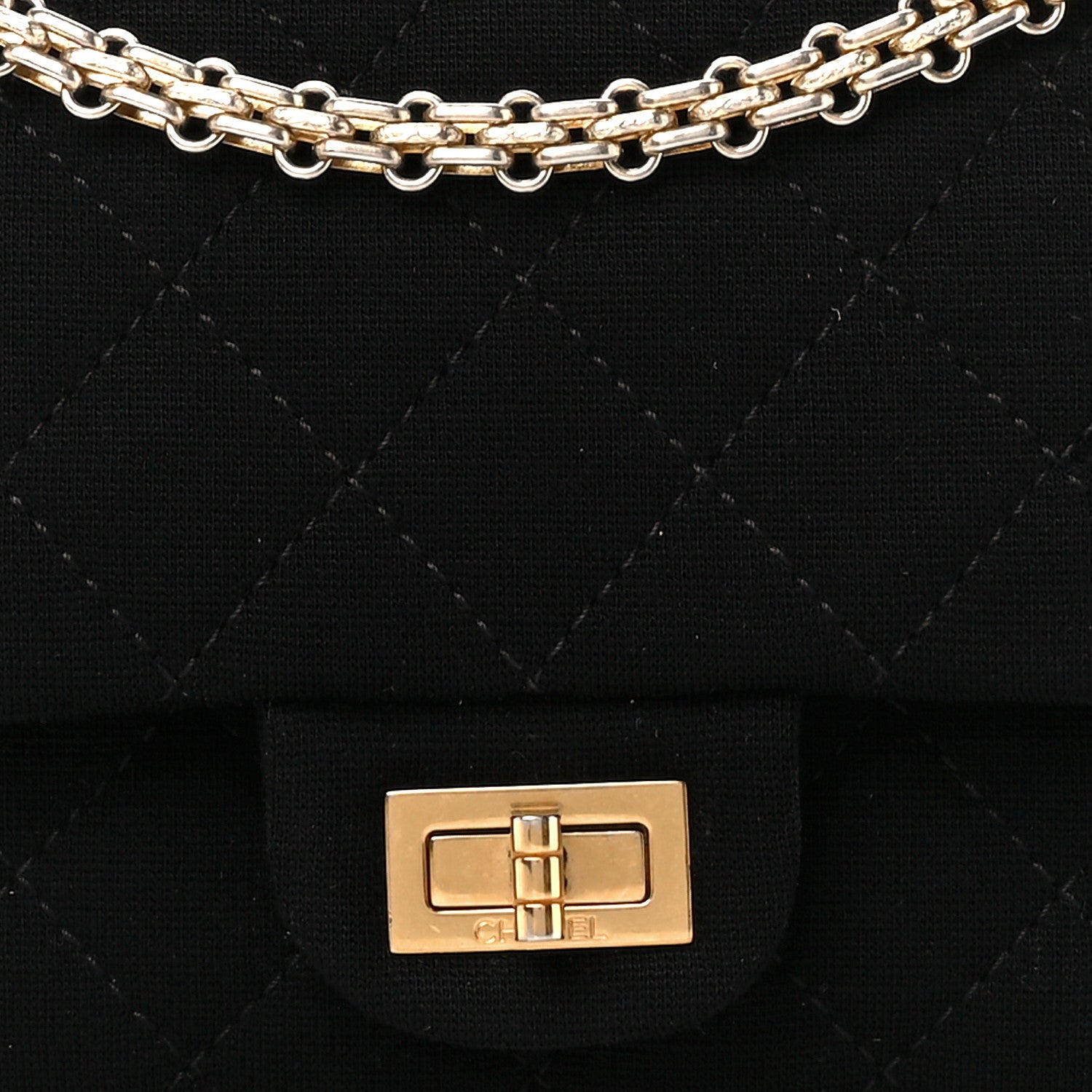 Chanel Jersey Quilted 2.55 Reissue 226 Flap Black 9 of 12