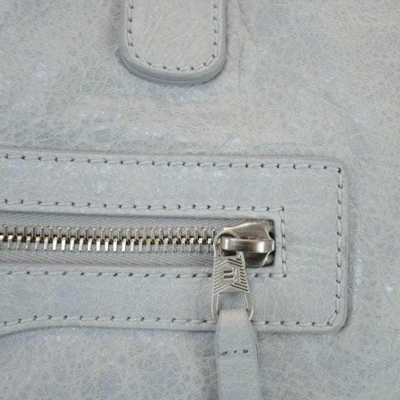 Balenciaga Agneau Squash Small Duffel Bag Gris Ciment 8 of 10