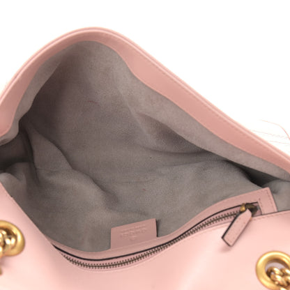 Gucci Calfskin Matelasse Small GG Marmont Shoulder Bag Perfect Pink 5 of 17