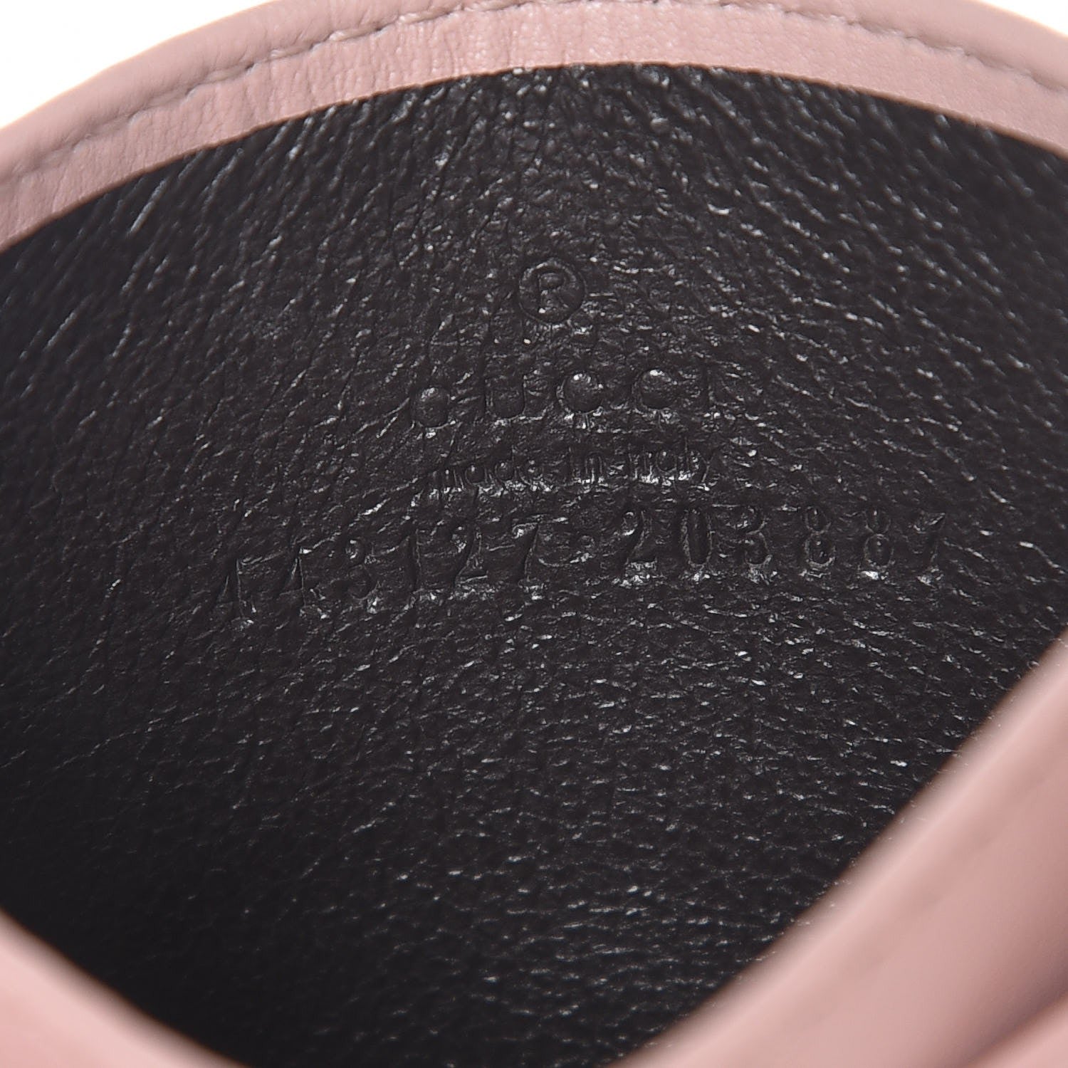 Gucci Calfskin Matelasse GG Marmont Card Holder Perfect Pink 6 of 7
