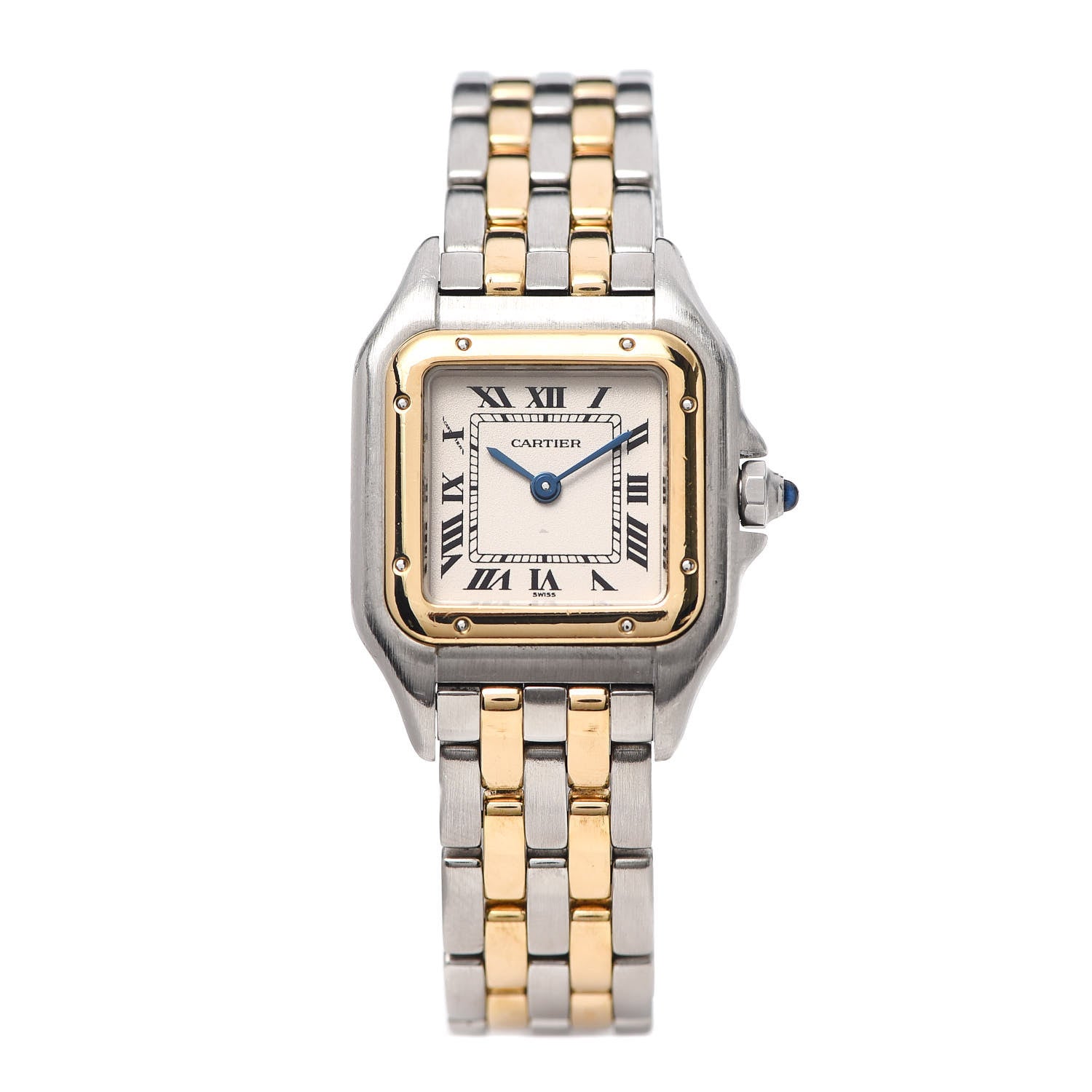 Cartier Stainless Steel 18K Yellow Gold 22mm Panthere Quartz Watch 1 of 6