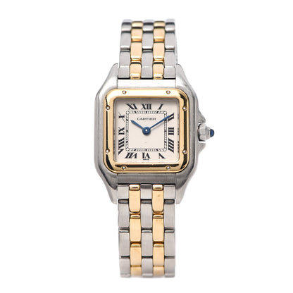 Cartier Stainless Steel 18K Yellow Gold 22mm Panthere Quartz Watch 1 of 6