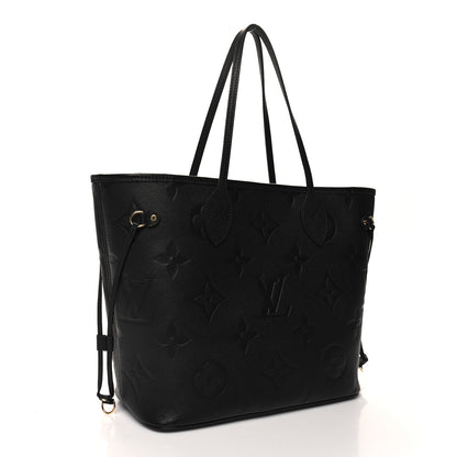 Louis Vuitton Empreinte Monogram Giant Neverfull MM Black 4 of 11