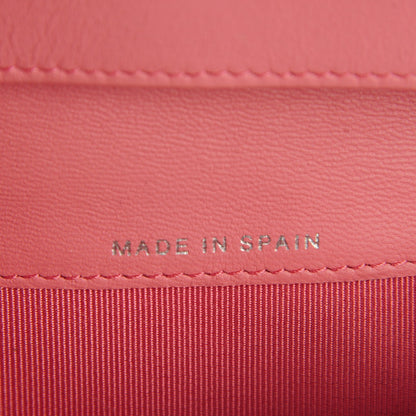 Chanel Lambskin Quilted Yen Wallet Rose 6 of 8