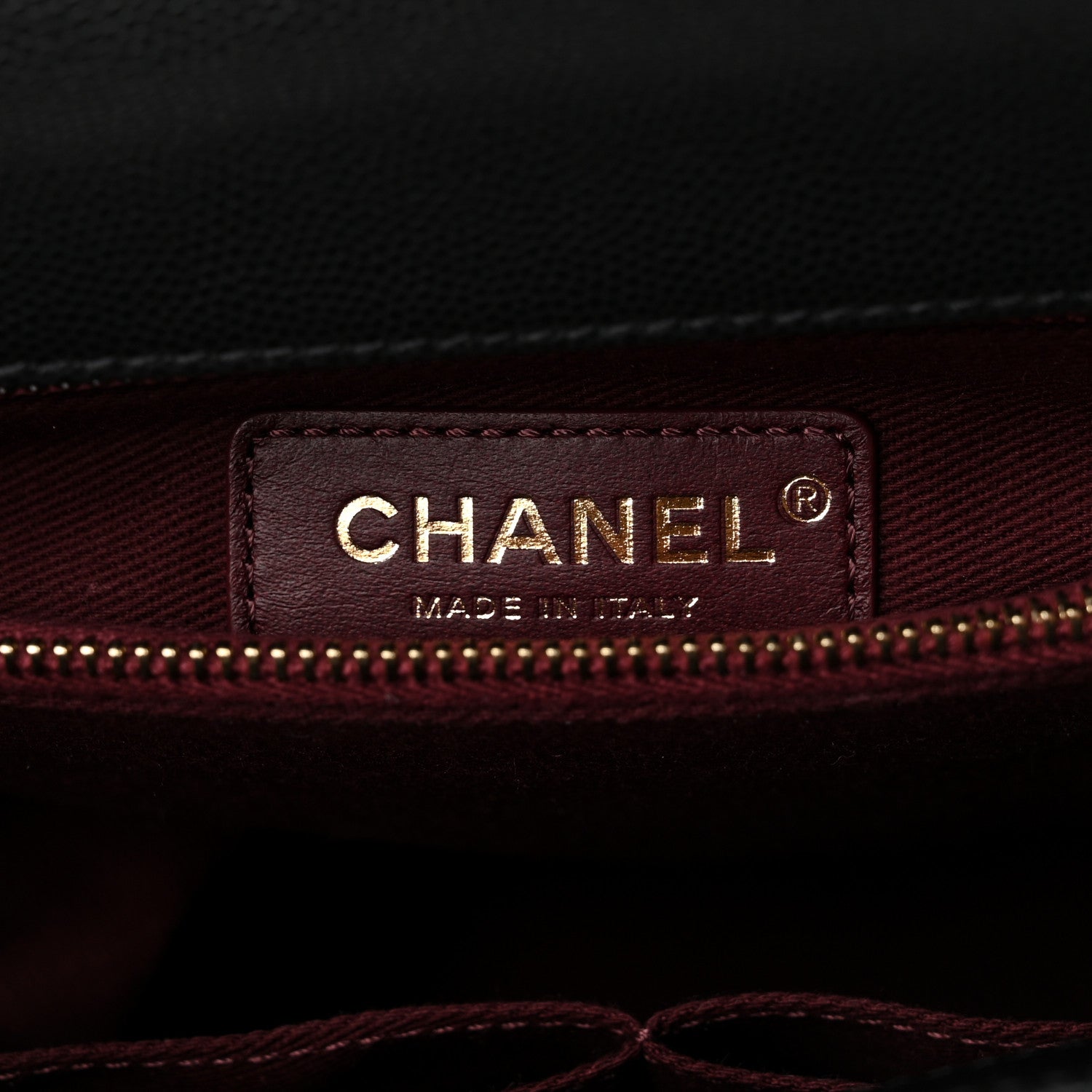 Chanel Caviar Quilted Medium Coco Handle Flap Black 6 of 10