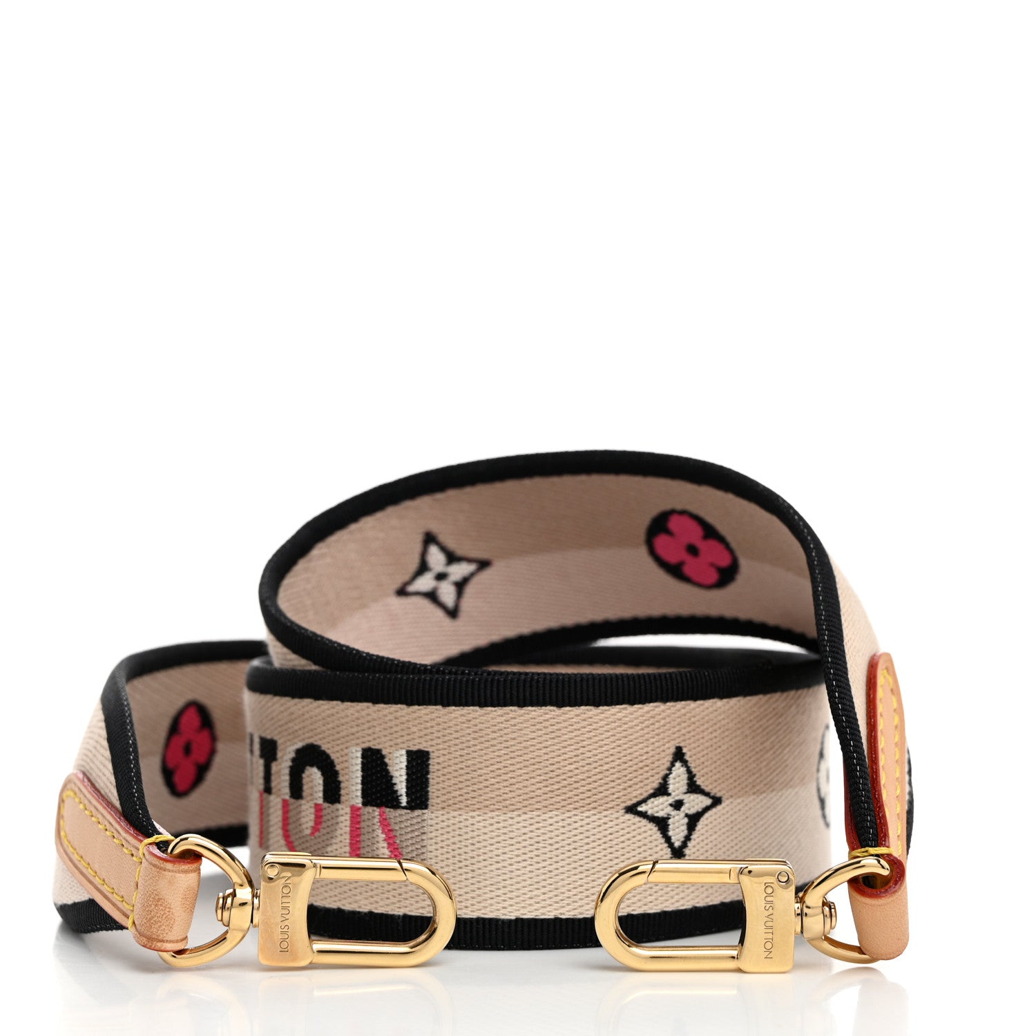 Louis Vuitton Jacquard Diane Shoulder Strap Black 3 of 3