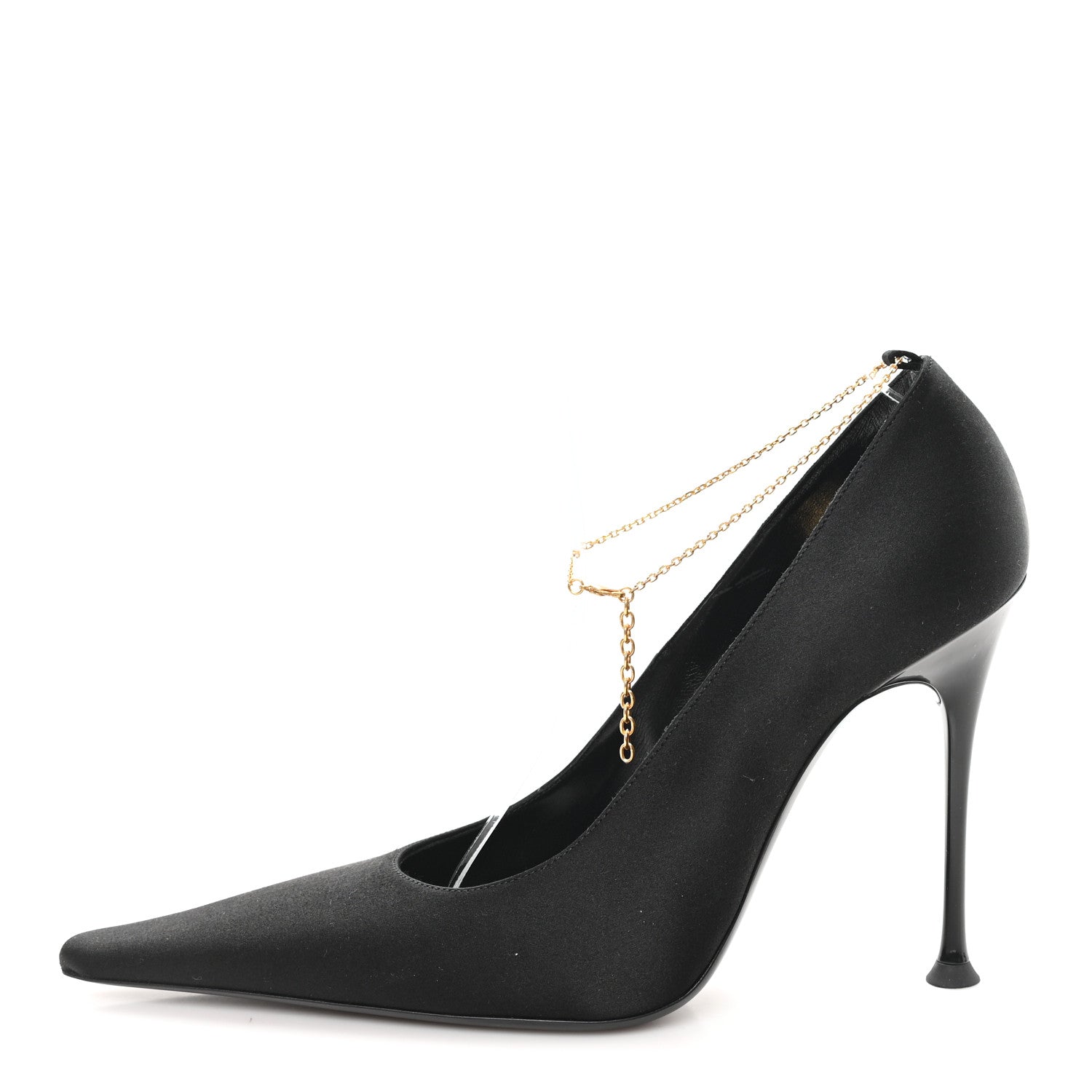 Saint Laurent Raso Regale Regine 110 Pumps 39 Black 1 of 9
