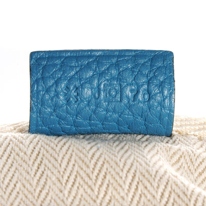 Hermes Taurillon Clemence Victoria II 35 Blue Jean 8 of 17