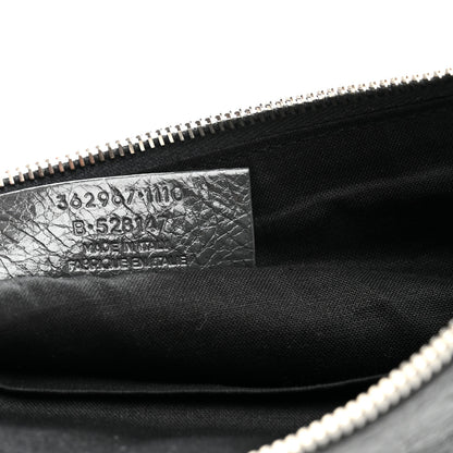 Balenciaga Agneau Classic Hardware Small Pouch Gris Fossile 7 of 8