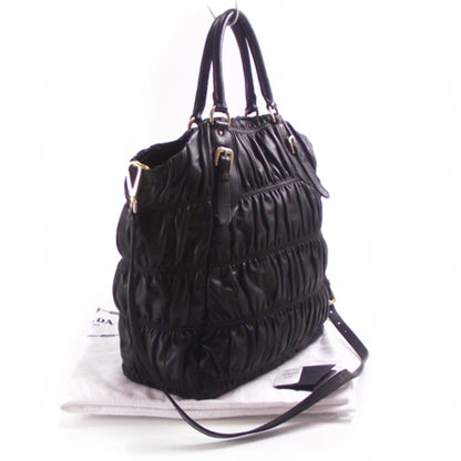 Prada Lambskin Dressy Gaufre Tote 3 of 10