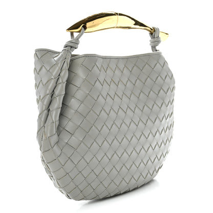 Bottega Veneta Nappa Intrecciato Sardine Bag Agate Grey 3 of 10