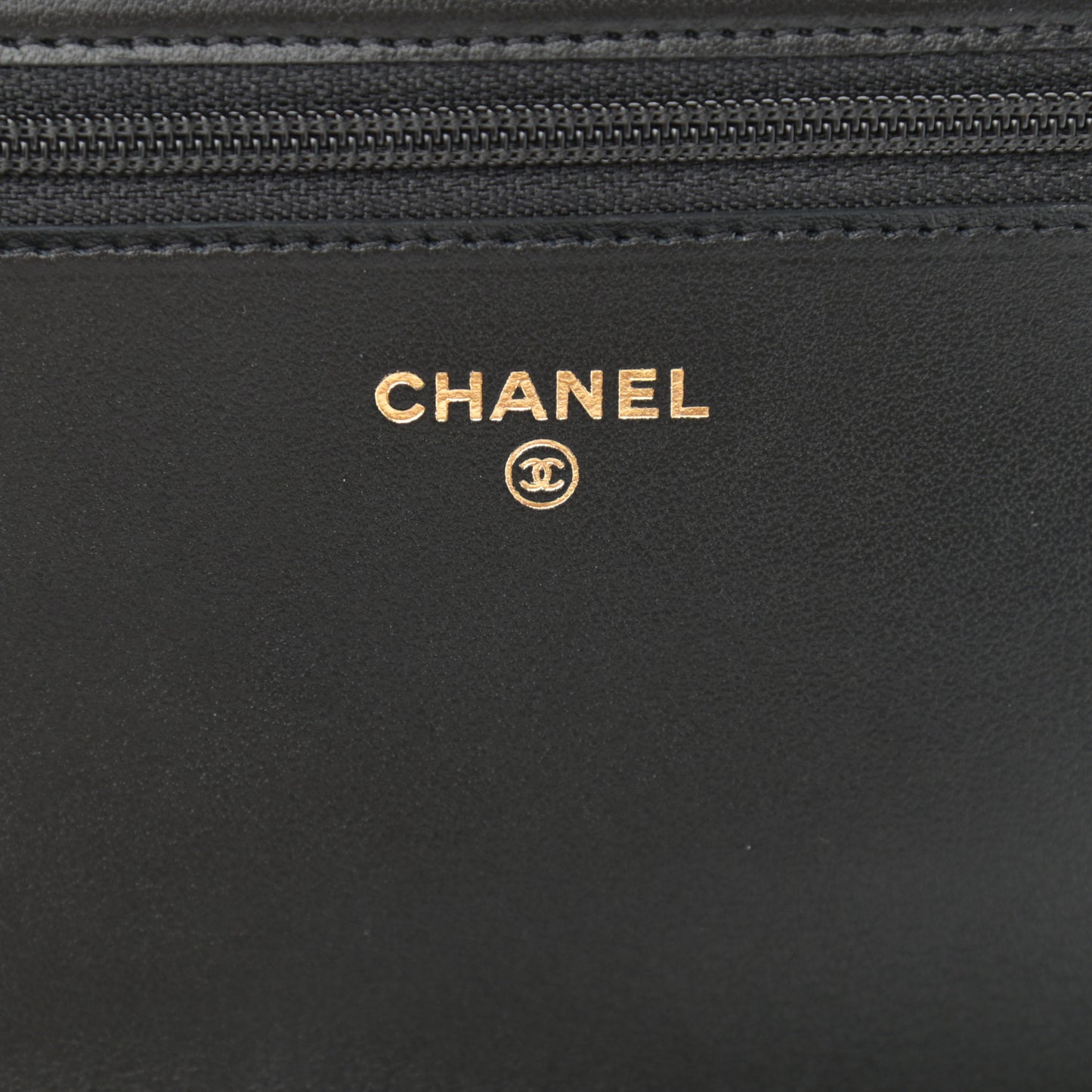Caviar Quilted Boy Wallet On Chain WOC Black