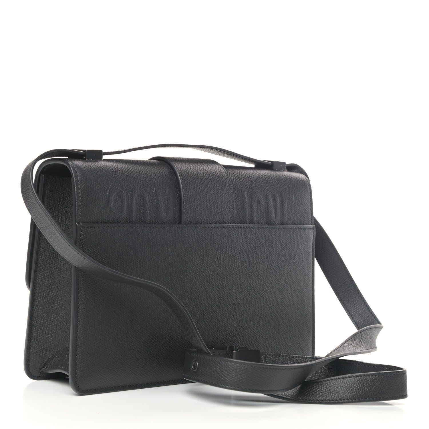 Christian Dior Ultra Matte Grained Calfskin 30 Montaigne Flap Bag Black 3 of 8