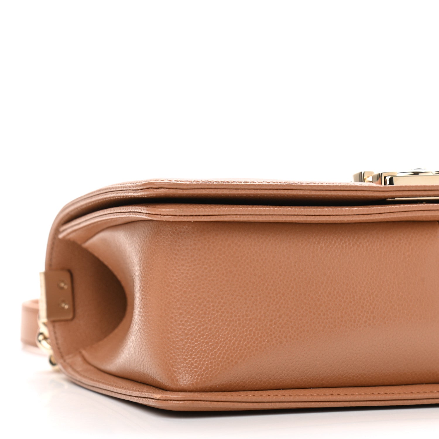 Chanel Caviar Quilted Medium Boy Flap Brown 4 of 10