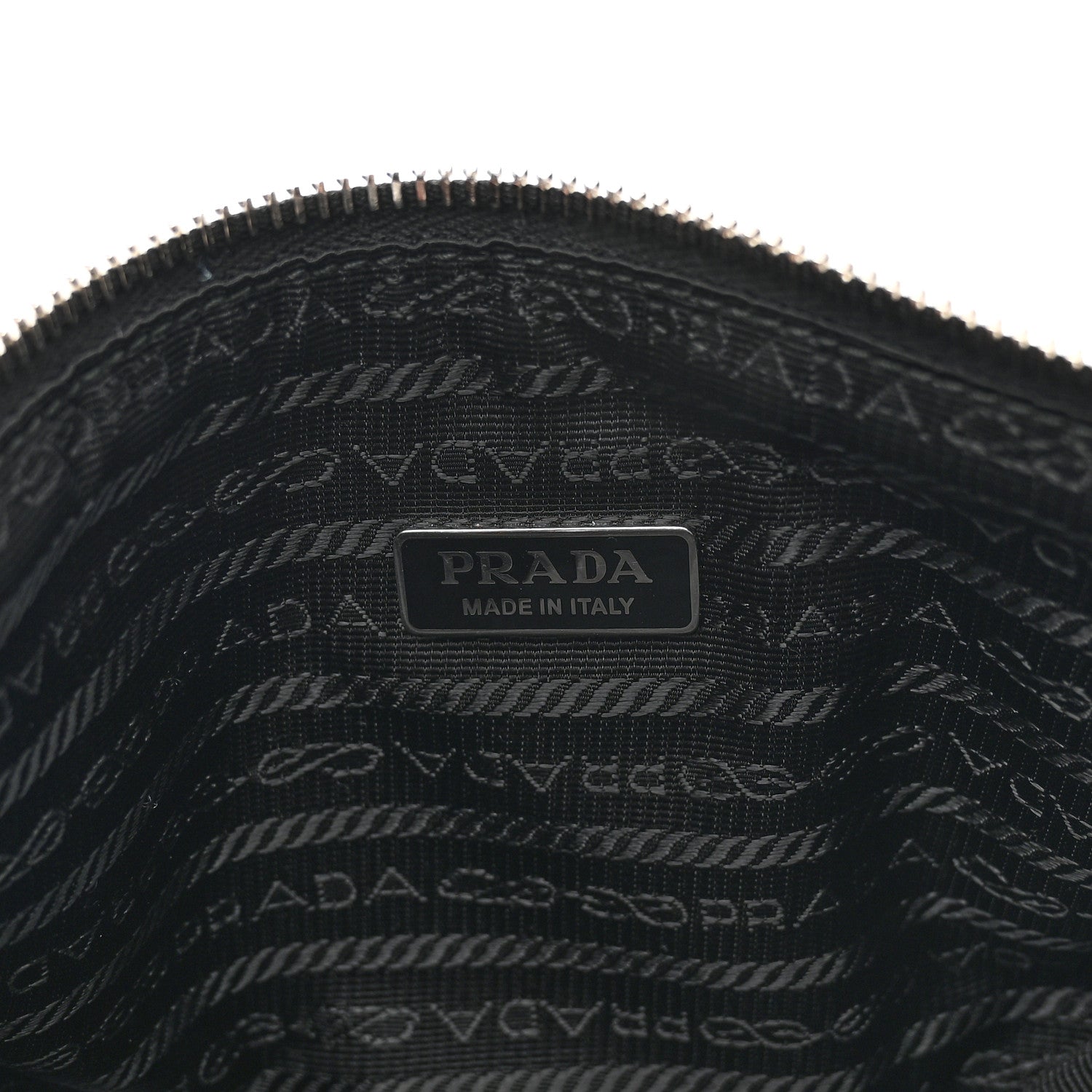 Prada Grace Lux Triangle Shoulder Bag Black 6 of 10