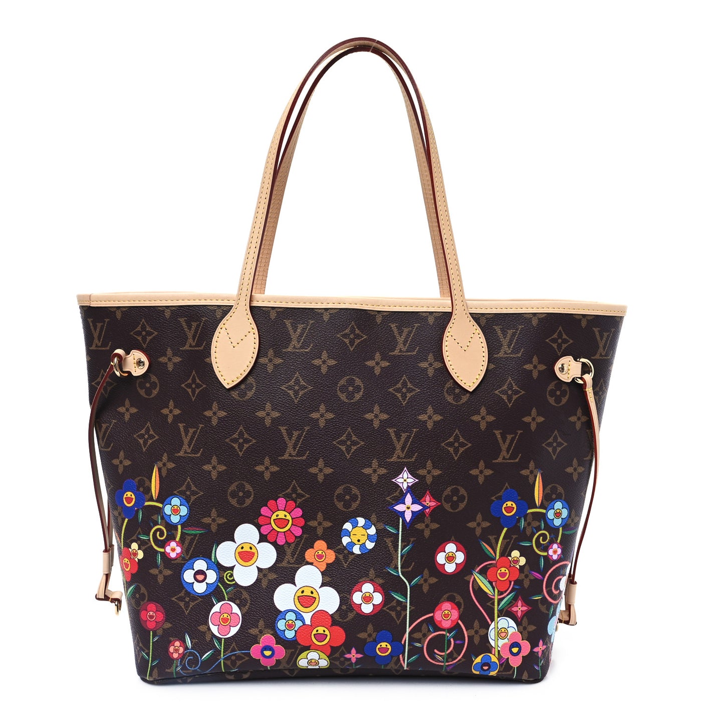 LV X TM Monogram Flowers Neverfull MM