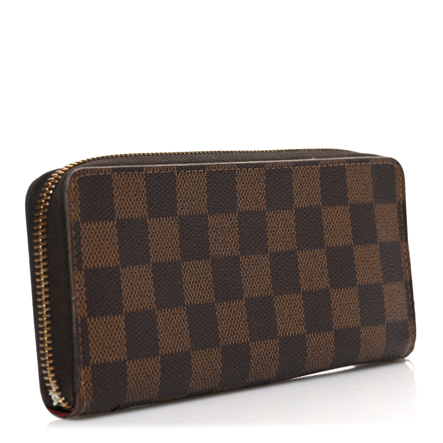 Louis Vuitton Damier Ebene Clemence Wallet Cherry 3 of 8