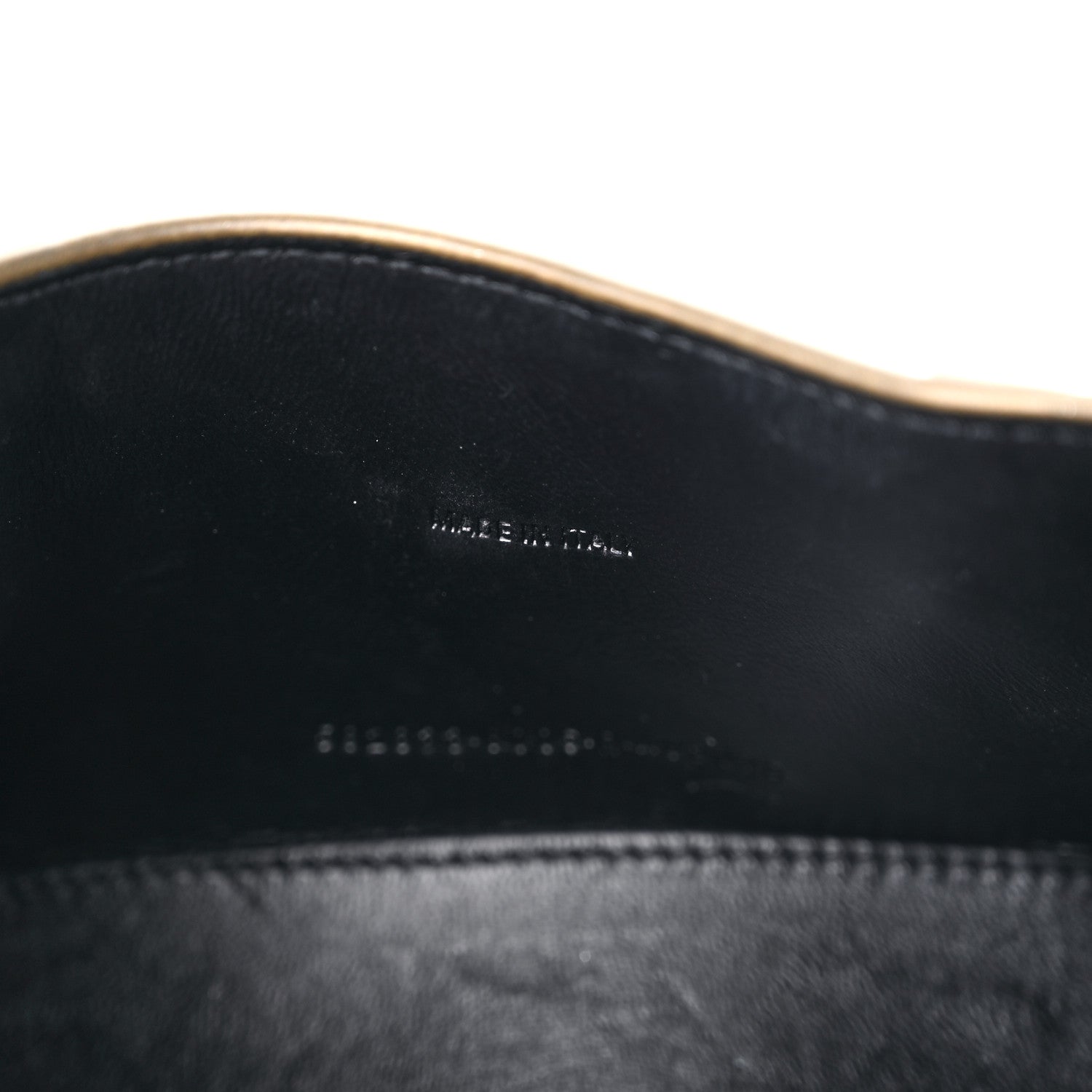 Balenciaga Metallic Calfskin Crocodile Embossed Hourglass Top Handle Bag XS Gold 8 of 17
