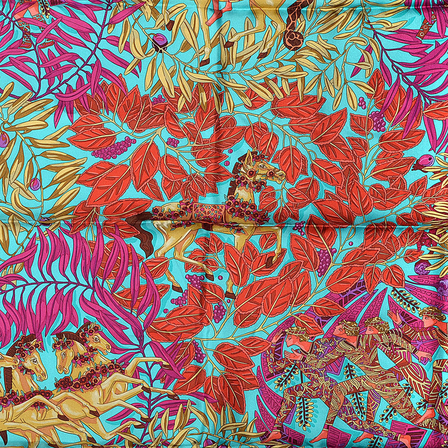 Hermes Silk La Promenade de Platon Scarf 90 1 of 6