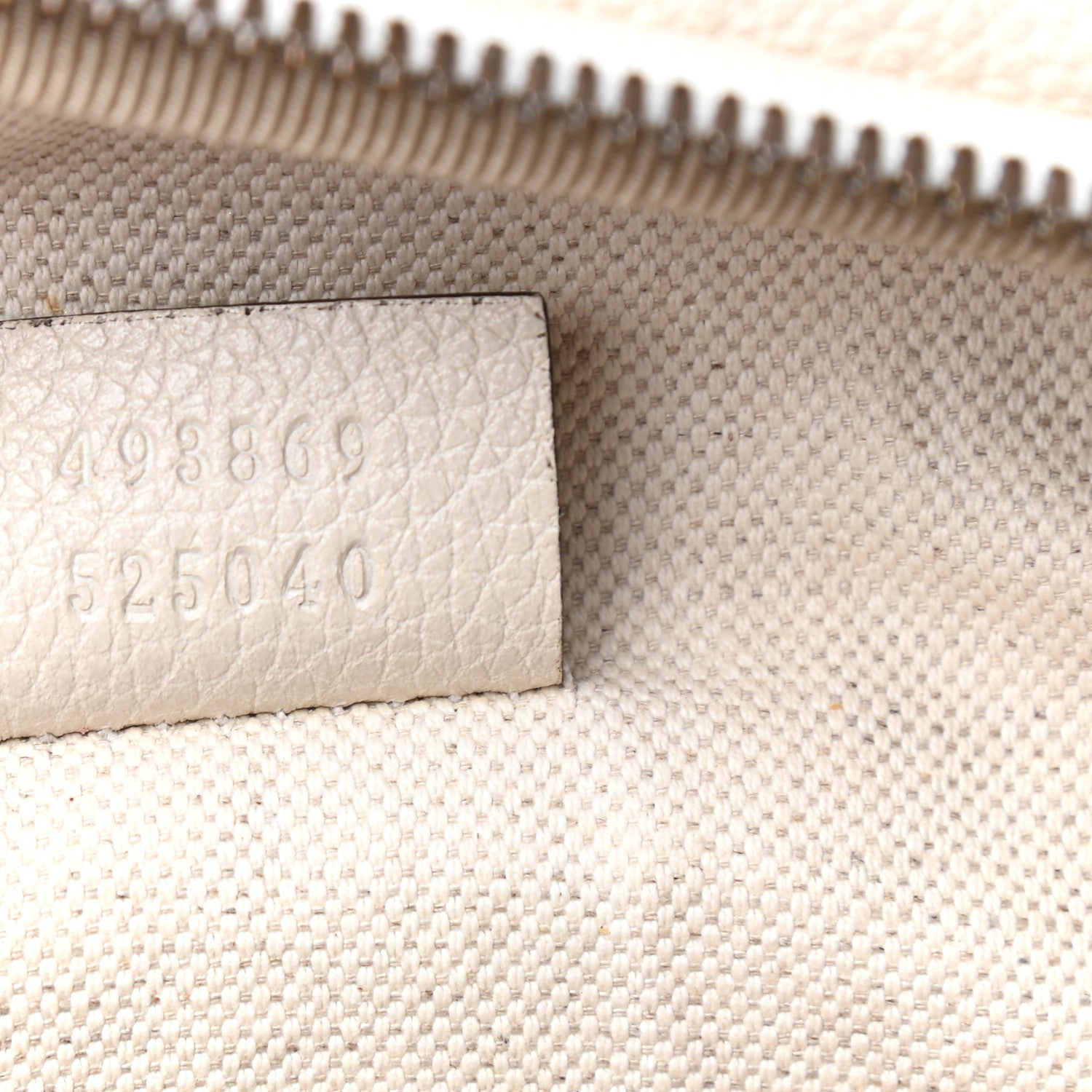 Gucci Grained Calfskin Logo Belt Bag White 7 of 9