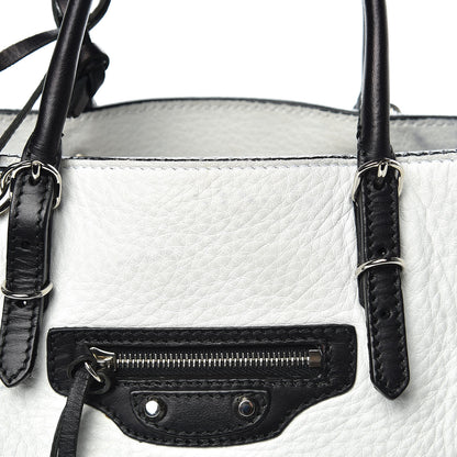 Balenciaga Veau Papier A6 Zip Around Tote White Black 18 of 18