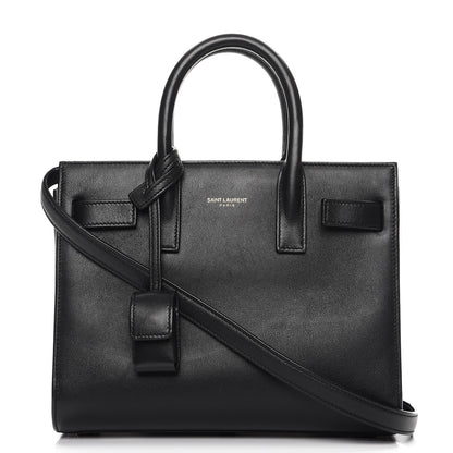 Saint Laurent Grained Calfskin Nano Sac De Jour Black 1 of 7