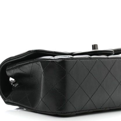 Chanel Lambskin Quilted Mini Rectangular Flap So Black 9 of 11
