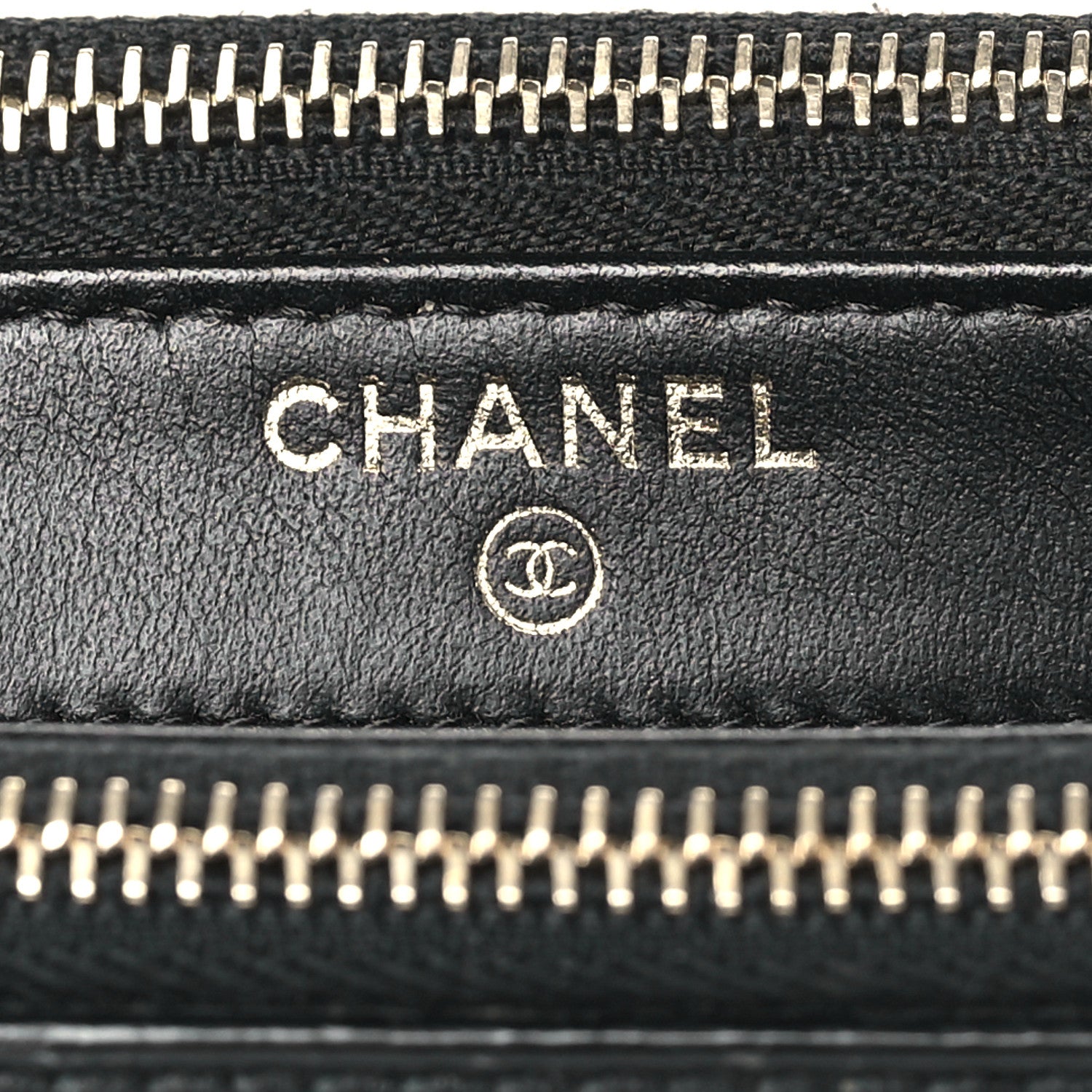 Chanel Caviar Quilted CC Filigree Clutch With Chain Black 6 of 10