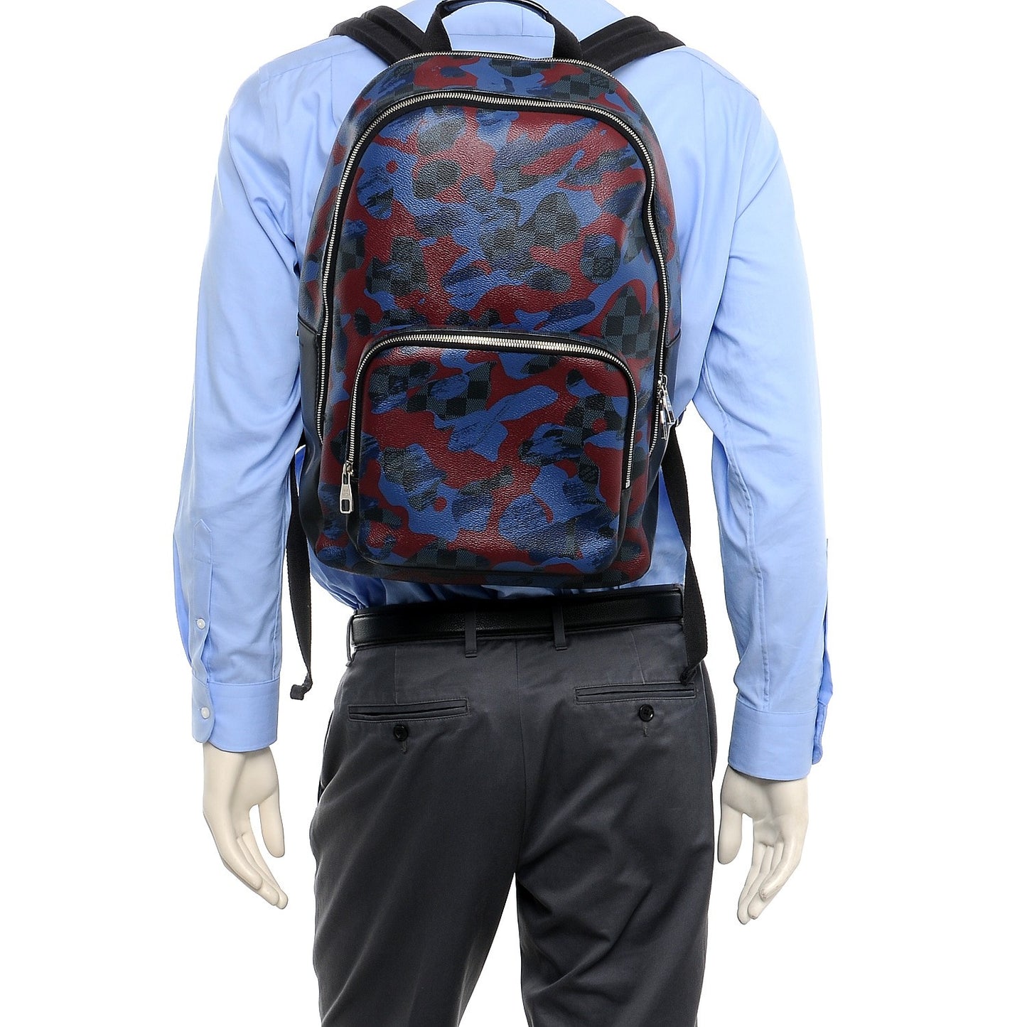 Damier Cobalt Camouflage Andy Backpack Bordeaux