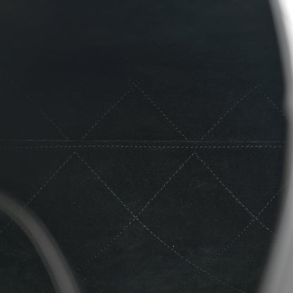 Chanel Shiny Lambskin Quilted Medium Hobo Black 6 of 11