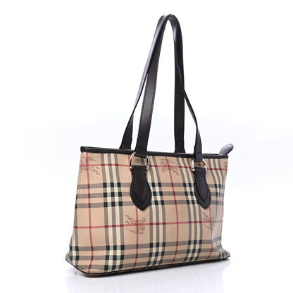 Burberry Haymarket Check Medium Regent Tote Chocolate 2 of 7