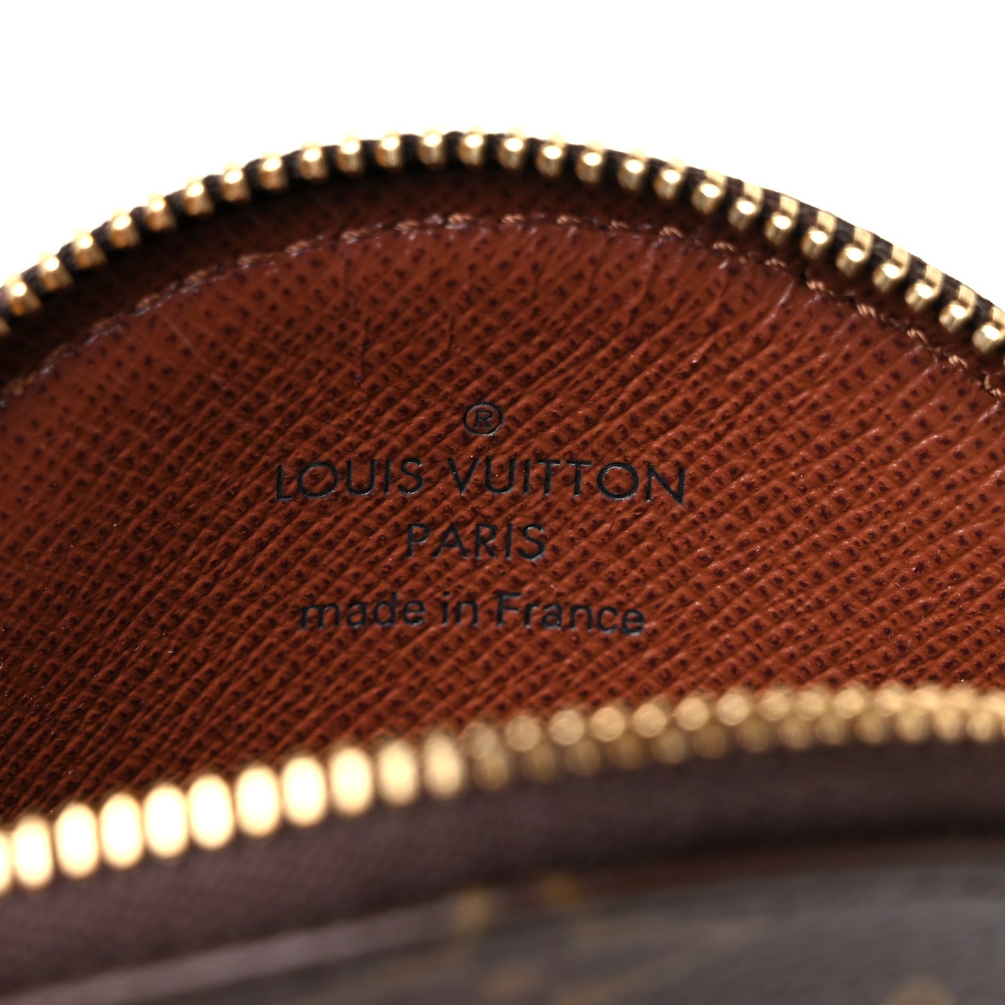 Monogram Round Coin Purse