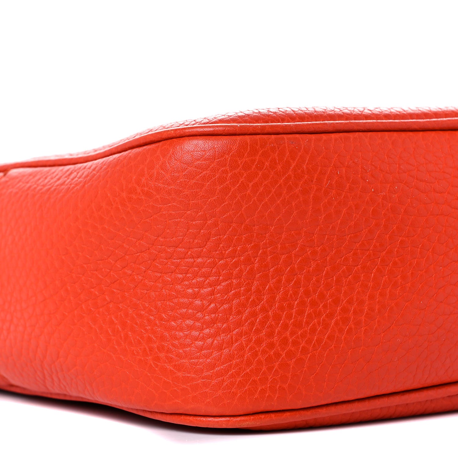 Gucci Pebbled Calfskin Small Soho Disco Bag Sun Orange 8 of 14