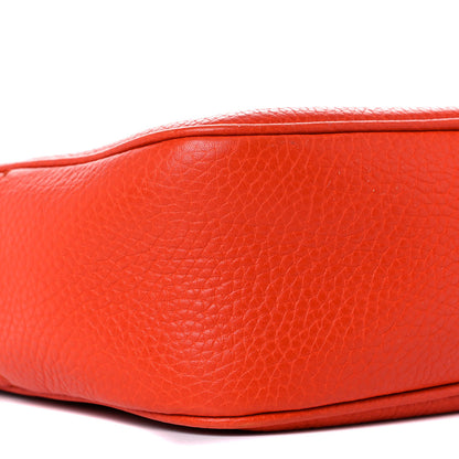 Gucci Pebbled Calfskin Small Soho Disco Bag Sun Orange 8 of 14