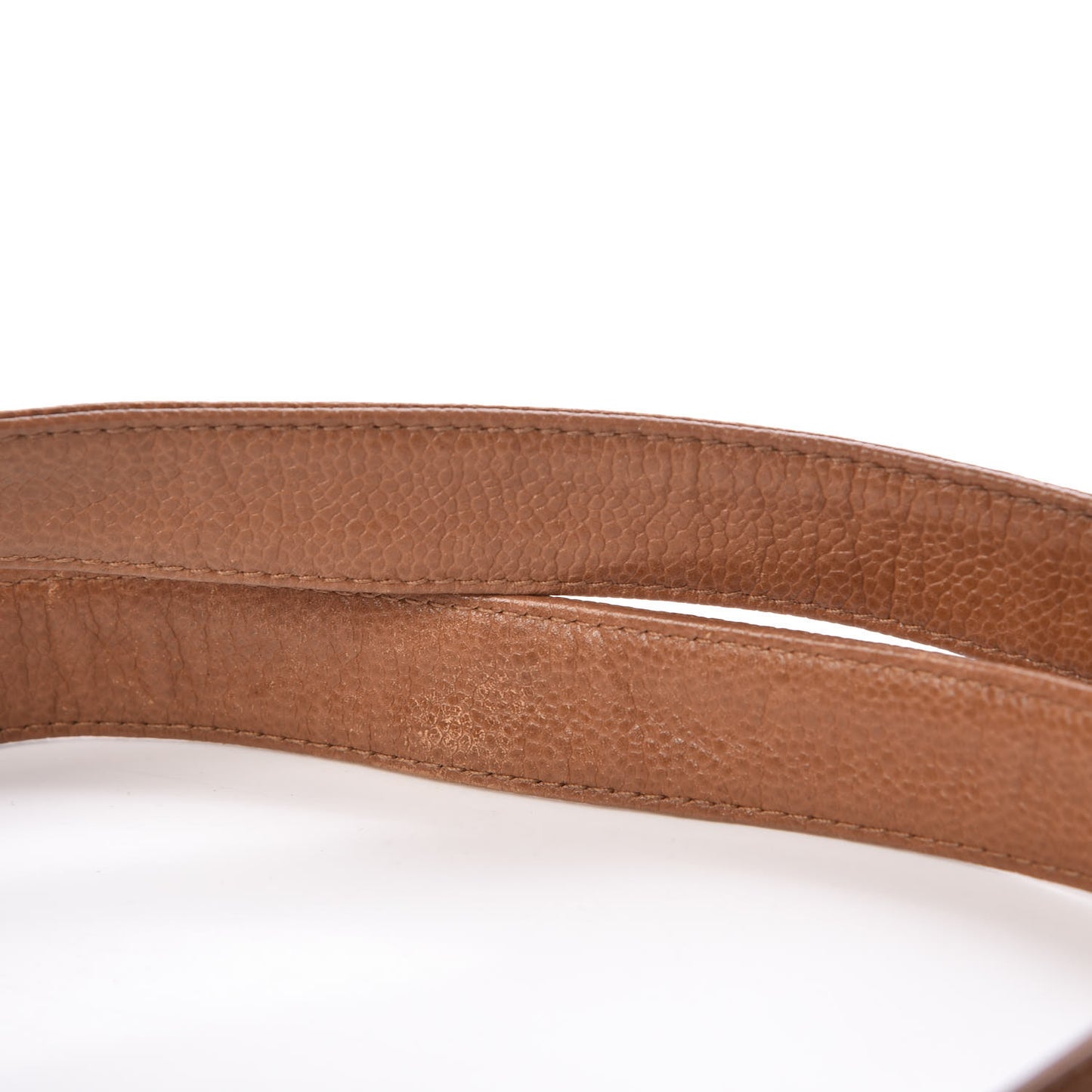 Caviar CC Shoulder Bag Light Brown