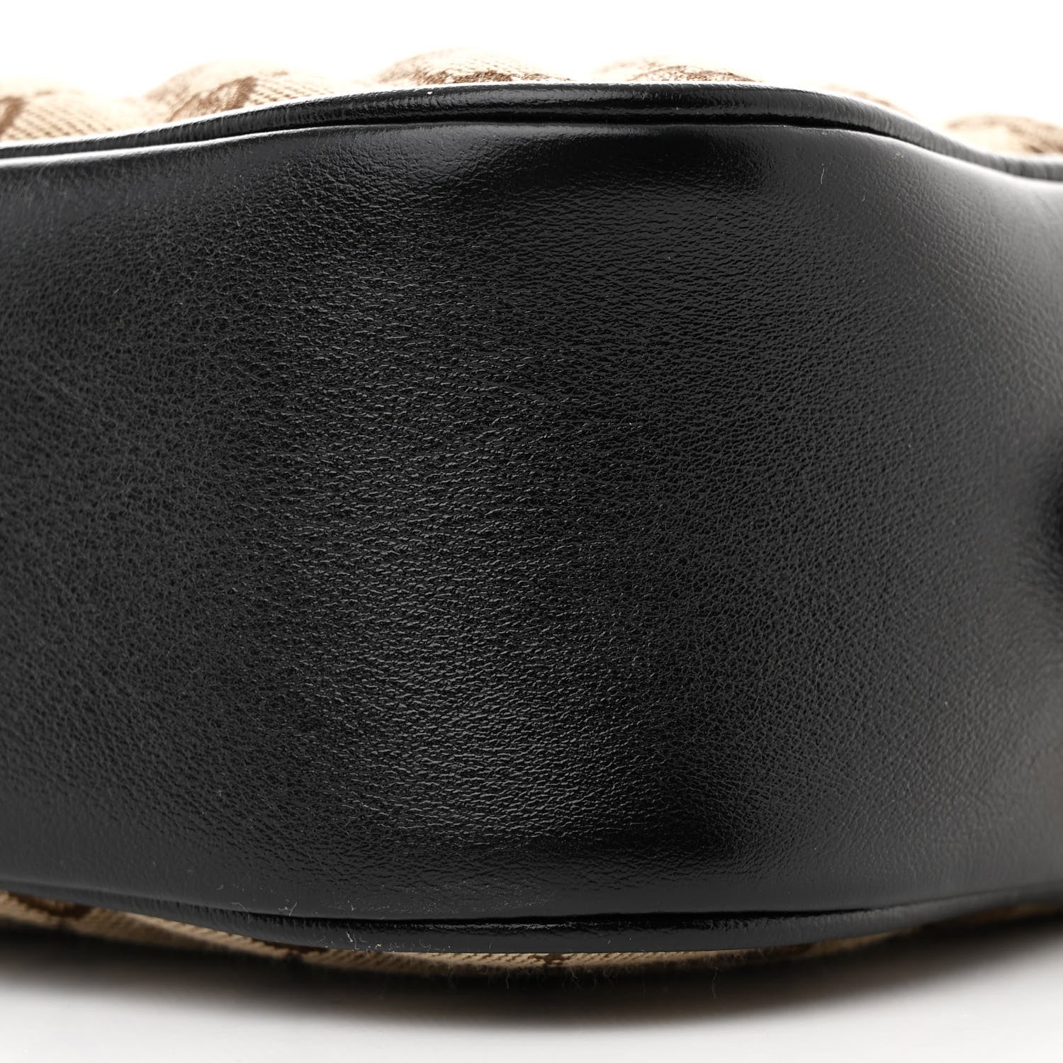 Gucci Monogram Matelasse Diagonal Small GG Marmont Chain Shoulder Bag Beige Black 10 of 10