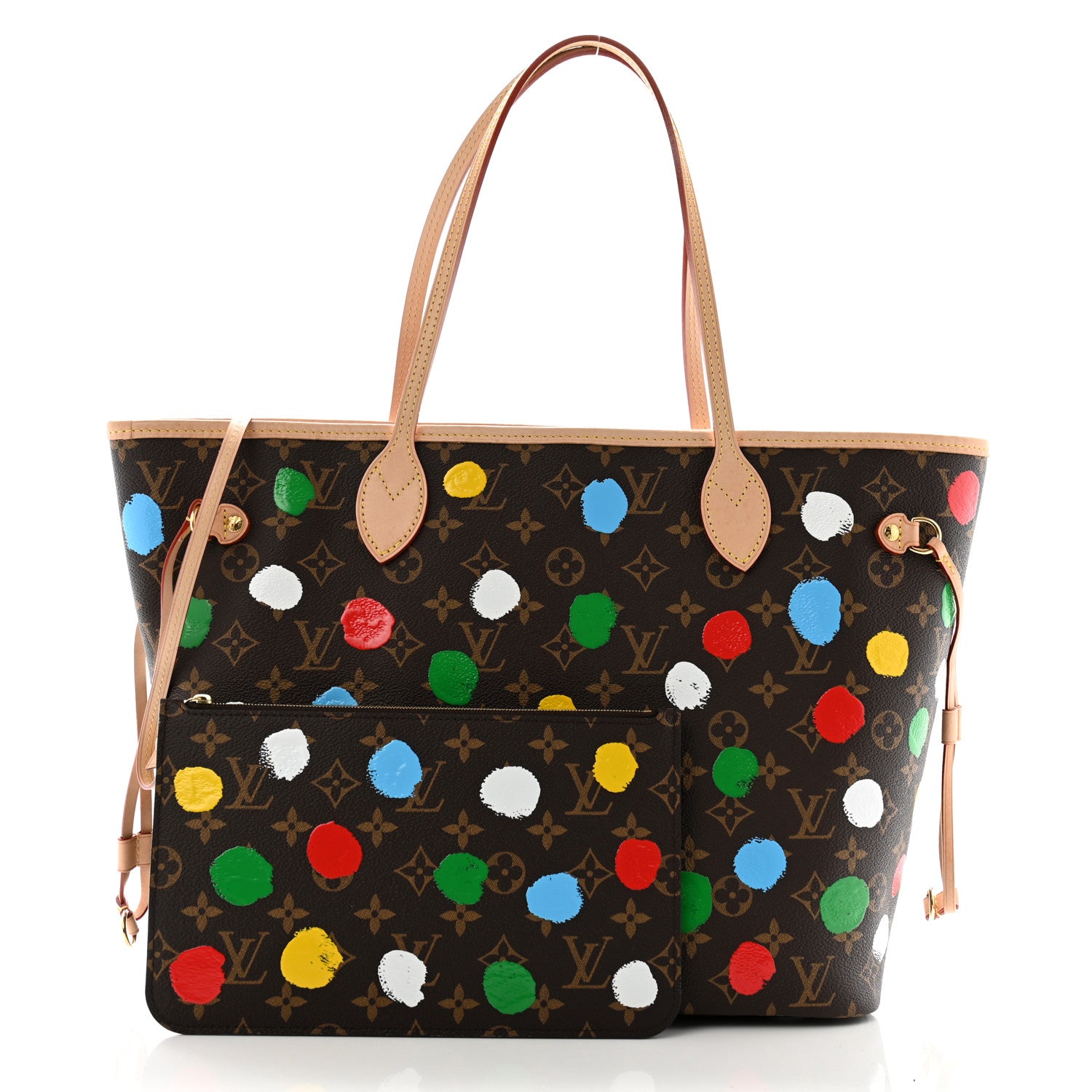 Louis Vuitton LV X YK Monogram Dots Neverfull MM 3 of 14