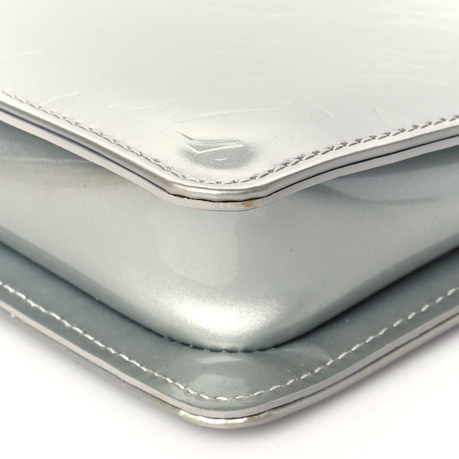 Louis Vuitton Vernis Lexington Pochette Silver 10 of 13
