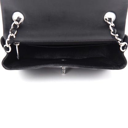 Chanel Lambskin Quilted Mini Rectangular Flap Black 5 of 13
