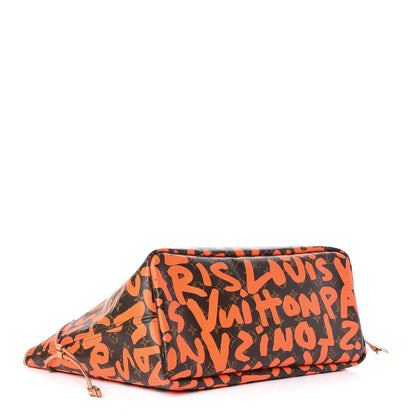 Louis Vuitton Monogram Graffiti Neverfull GM Orange 4 of 16