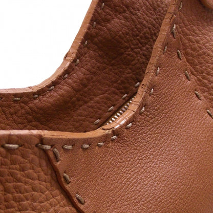 Fendi Calfskin Romano Selleria Diablo Shopper Camel 7 of 11