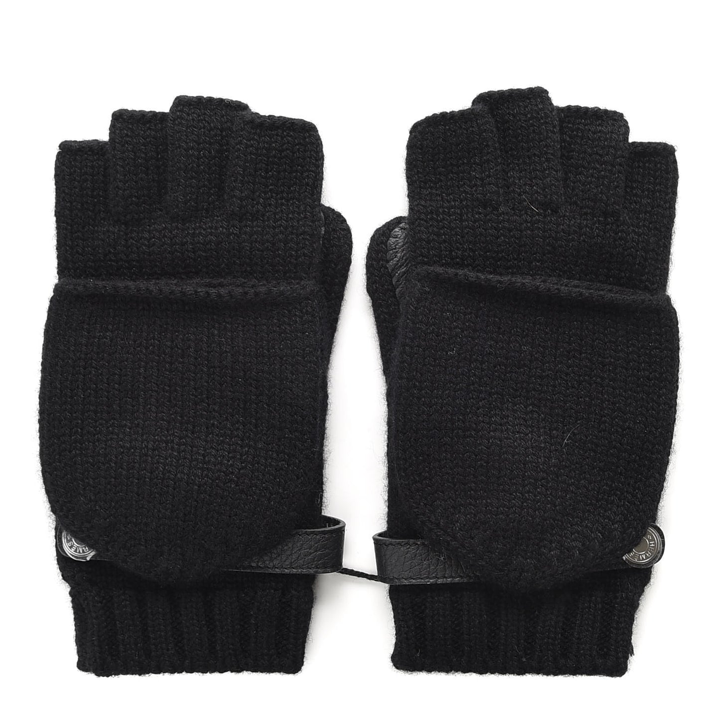 Cashmere Deerskin Baltimore Gloves S Black