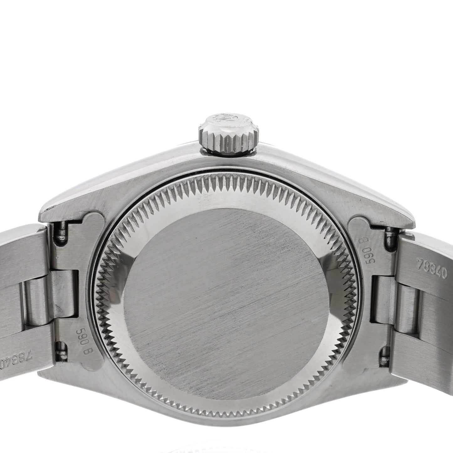 Stainless Steel 26mm Oyster Perpetual Date Watch White Roman 69240