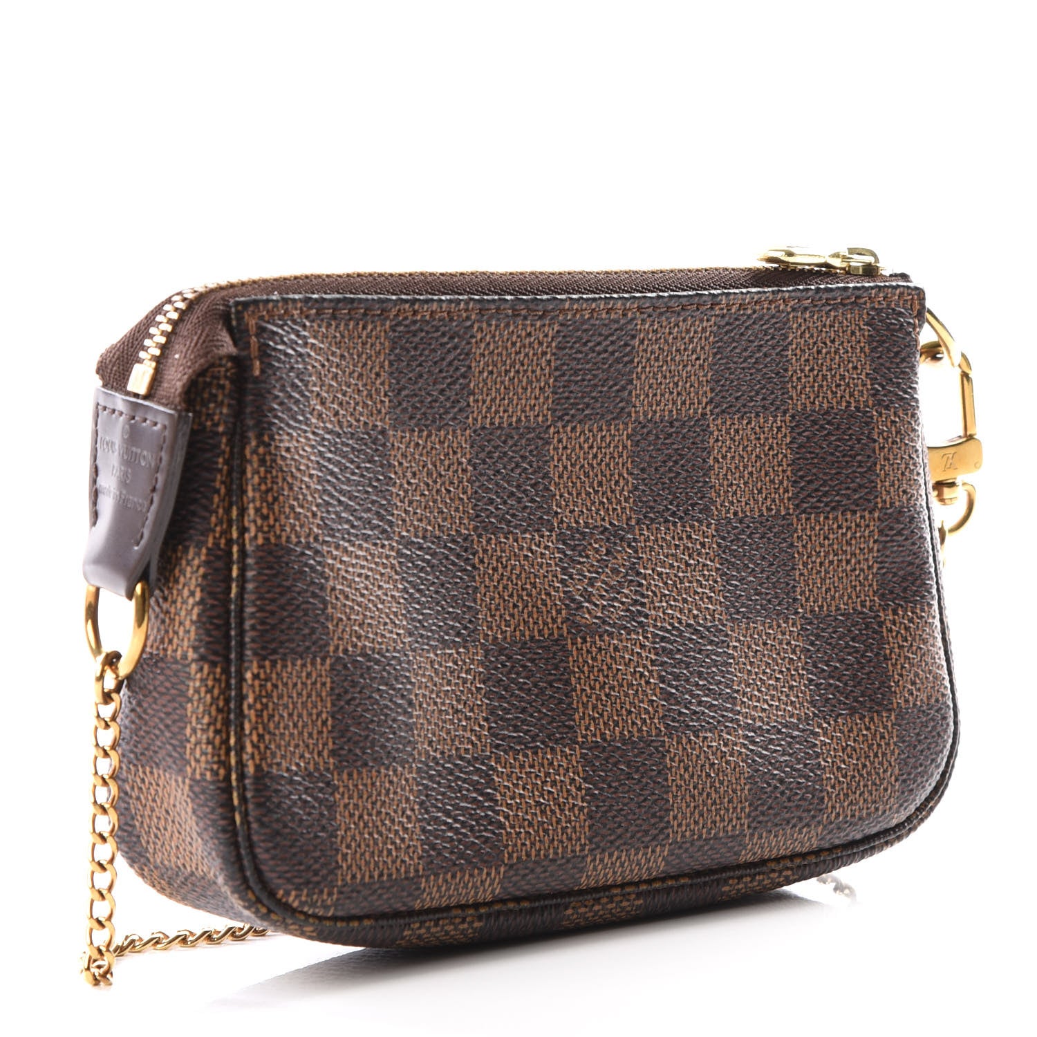 Louis Vuitton Damier Ebene Mini Pochette Accessories 2 of 9