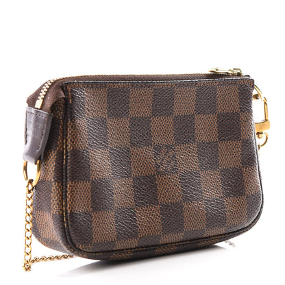 Louis Vuitton Damier Ebene Mini Pochette Accessories 2 of 9