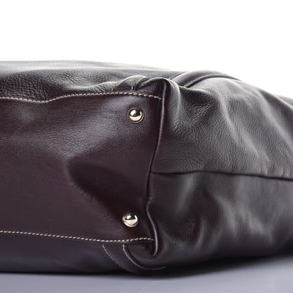 Gucci Calfskin Large Britt Shoulder Bag Dark Brown 8 of 8