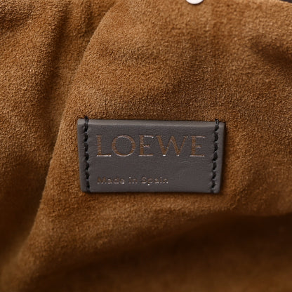 Loewe Sequin Medium Donut Chain Flamenco Knot Clutch Grey 6 of 10