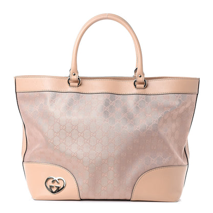 Gucci Monogram Lovely Heart Top Handle Pink 1 of 13
