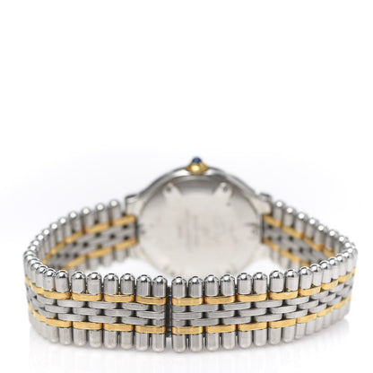 Cartier Stainless Steel 18K Yellow Gold 28mm Must De 21 Bullet Link Quartz Watch 4 of 6