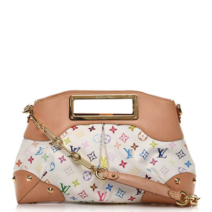 Louis Vuitton Monogram Multicolor Judy MM White 1 of 13